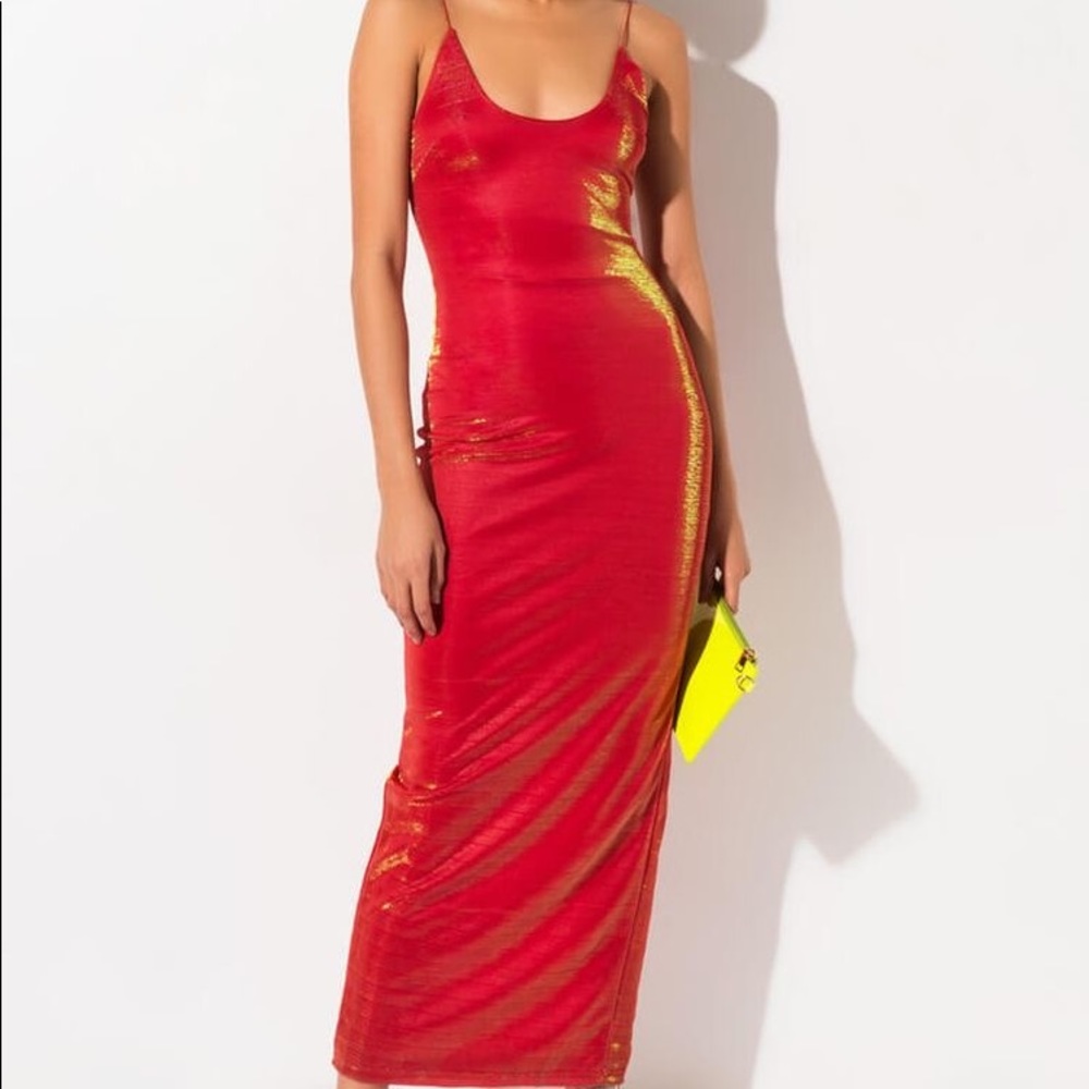 NWT Akira “Slide In My DM’s” Bodycon Maxi Dress